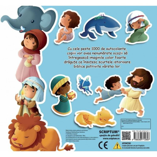 1000 de autocolante pentru povestioare biblice