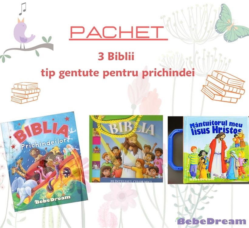 Pachet 3 Biblii gentuță Pachet 3 Biblii gentuță