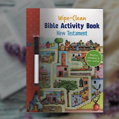 Wipe-Clean Bible Activity Book - New Testament