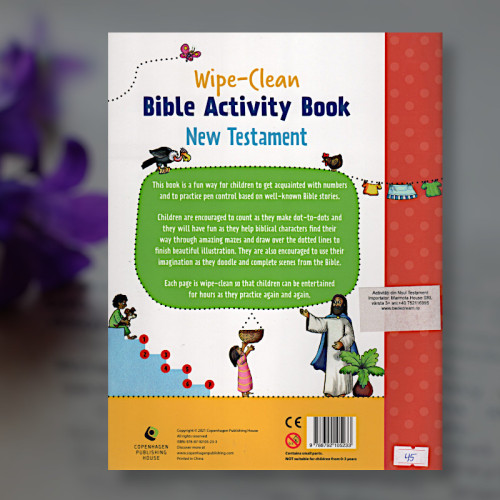 Wipe-Clean Bible Activity Book - New Testament